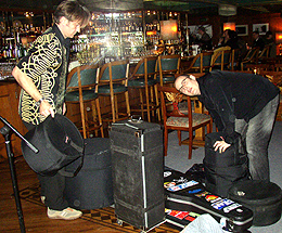 Packin up the gear in Montreux - the circus leaves town again!