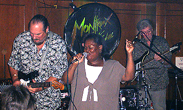 Steve Cropper and Duck Dunn on stage with the Charlie Morris Band in Montreux, 2007