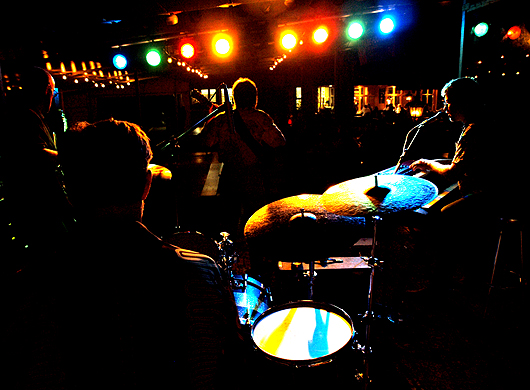 Charlie Morris Band at Restaurant Campagna, Belp. Photo by Michel Figi.