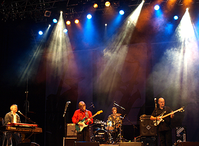 Charlie Morris Band on the big stage at the Fribourg Jazz Parade