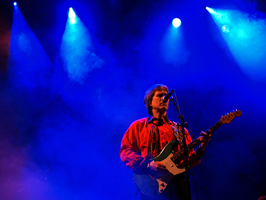 Charlie Morris on stage at the Fribourg Jazz Parade, Switzerland, 2008. Photo by Yves H�usermann.