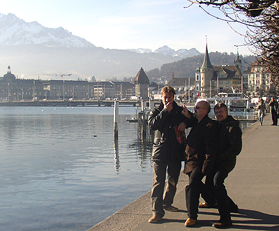 Charlie's boys in Lucerne