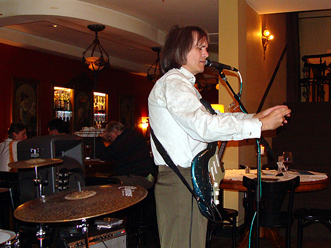 Charlie Morris at the Hotel Belle Epoque, Bern