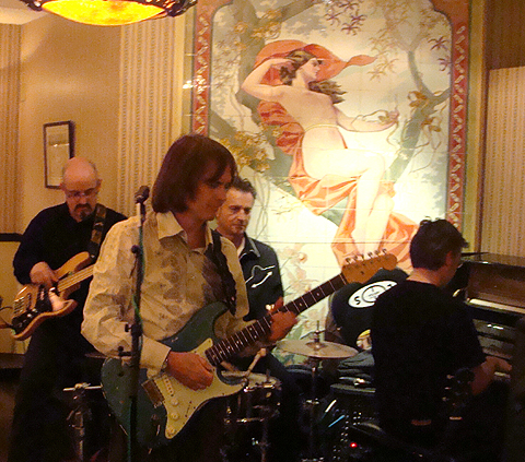 Charlie Morris at the Hotel Belle Epoque, Bern