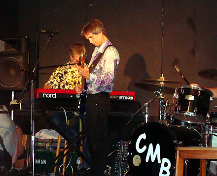 Charlie Morris Band on stage in Arundel UK