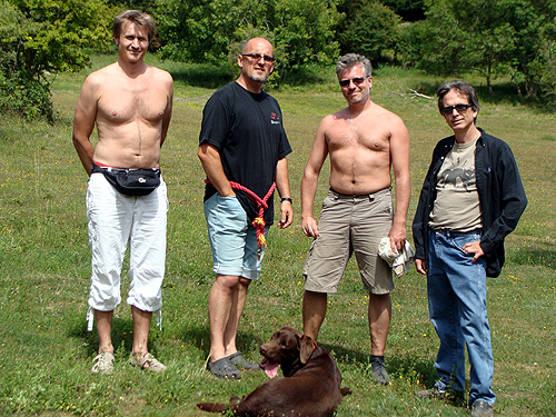 CMB having a ramble through the countryside