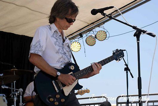 Charlie Morris Band on stage at the Bikini Blues Bash, Treasure Island, 2012