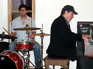 Eric and Tim at Heidi's house concert