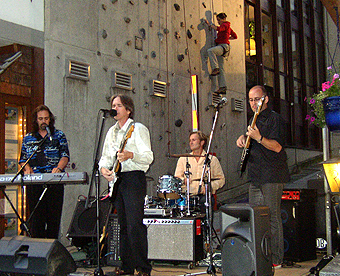 Charlie Morris Band at the Hotel Eiger, Grindelwald