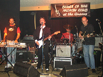 Charlie Morris Band on stage at the Blues of the Month Festival, Cleethorpes