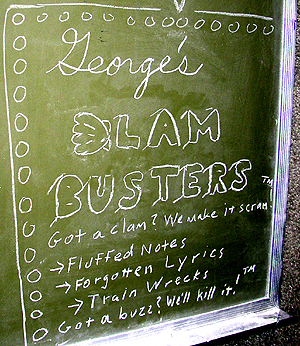 George's Clambusters. Got a clam? We make it scram! (TM)