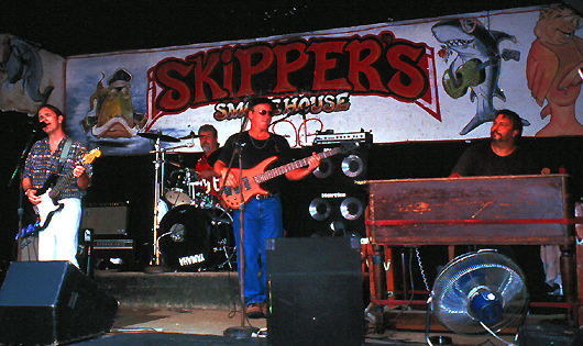 Chuck on stage at the Skipperdome